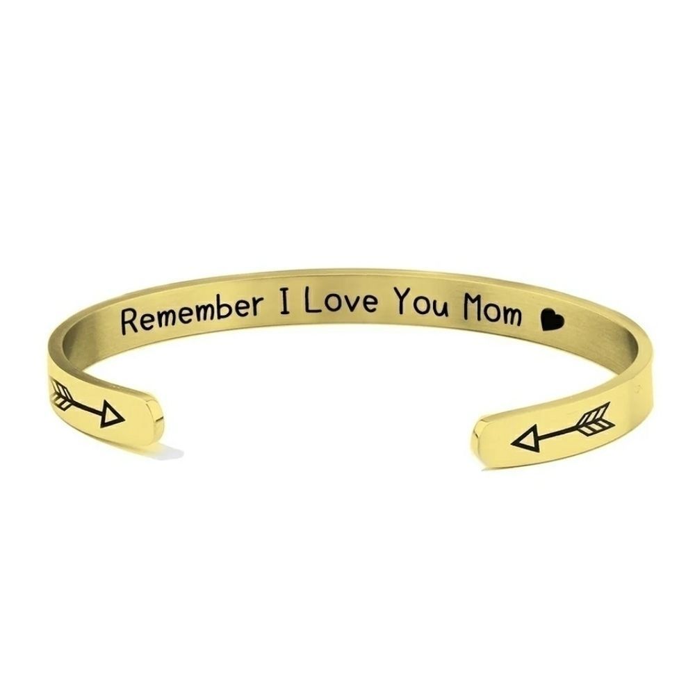 "Remember I Love You Mom" - Ss Cuff